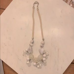 Anthropologie stone and rope necklace